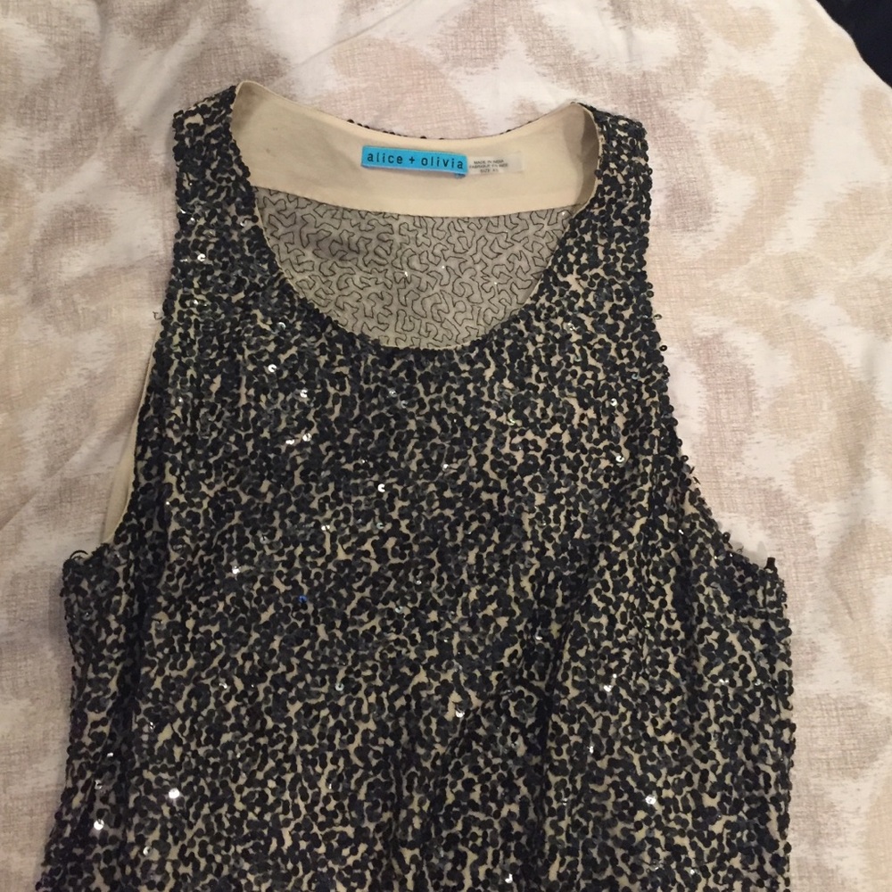 SALE! Alice & Olivia Sequin Tank
